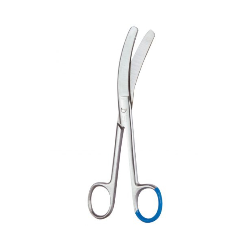 Nabelschnurschere nach Busch, seitwärts gebogen, 16 cm, einzeln steril verpackt